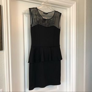 Pinc Little Black Dress with Ruffle